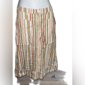 Oilily Striped Pocket Skirt Women’s 34 US 4 NEW